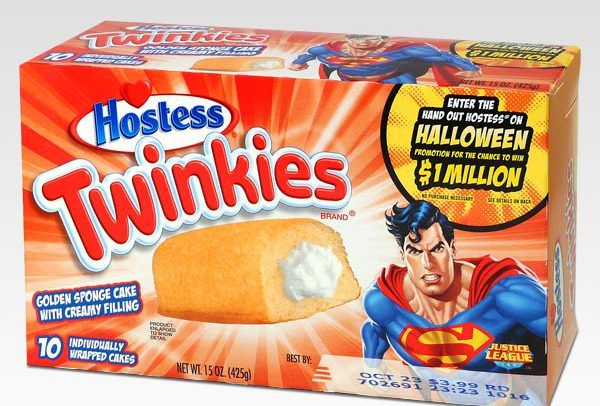 Twinkies / Superman Tie-In Packaging Design