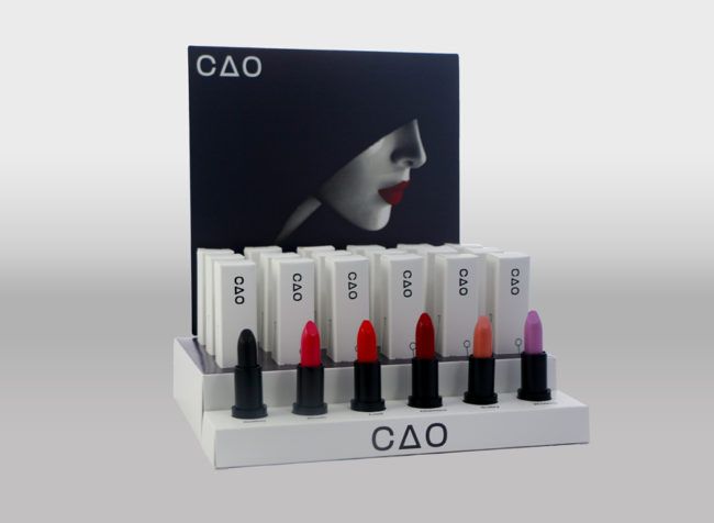 CAO Lipstick Display